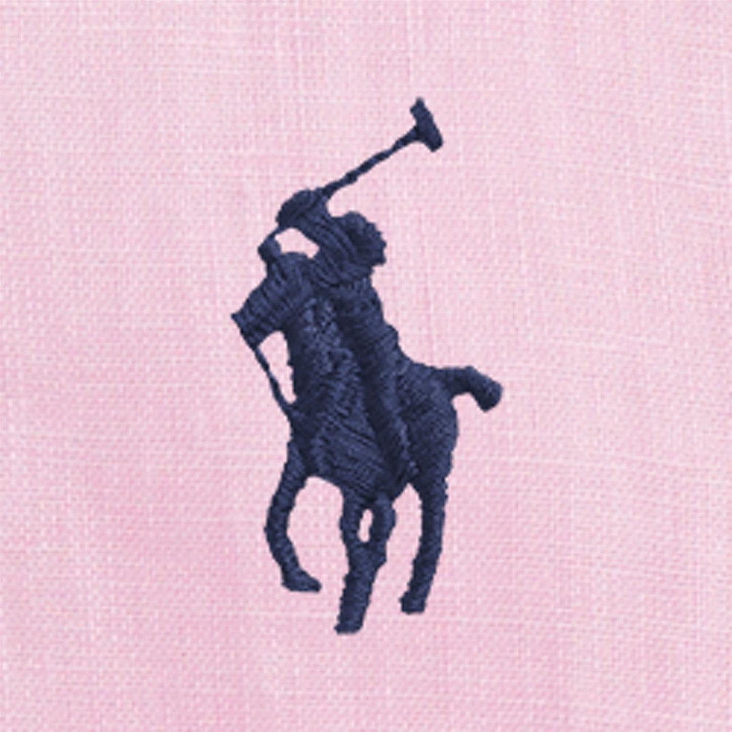 Polo Ralph Lauren – Linskjorte med brodert hest – Rosa – Gutt – 8-20 år