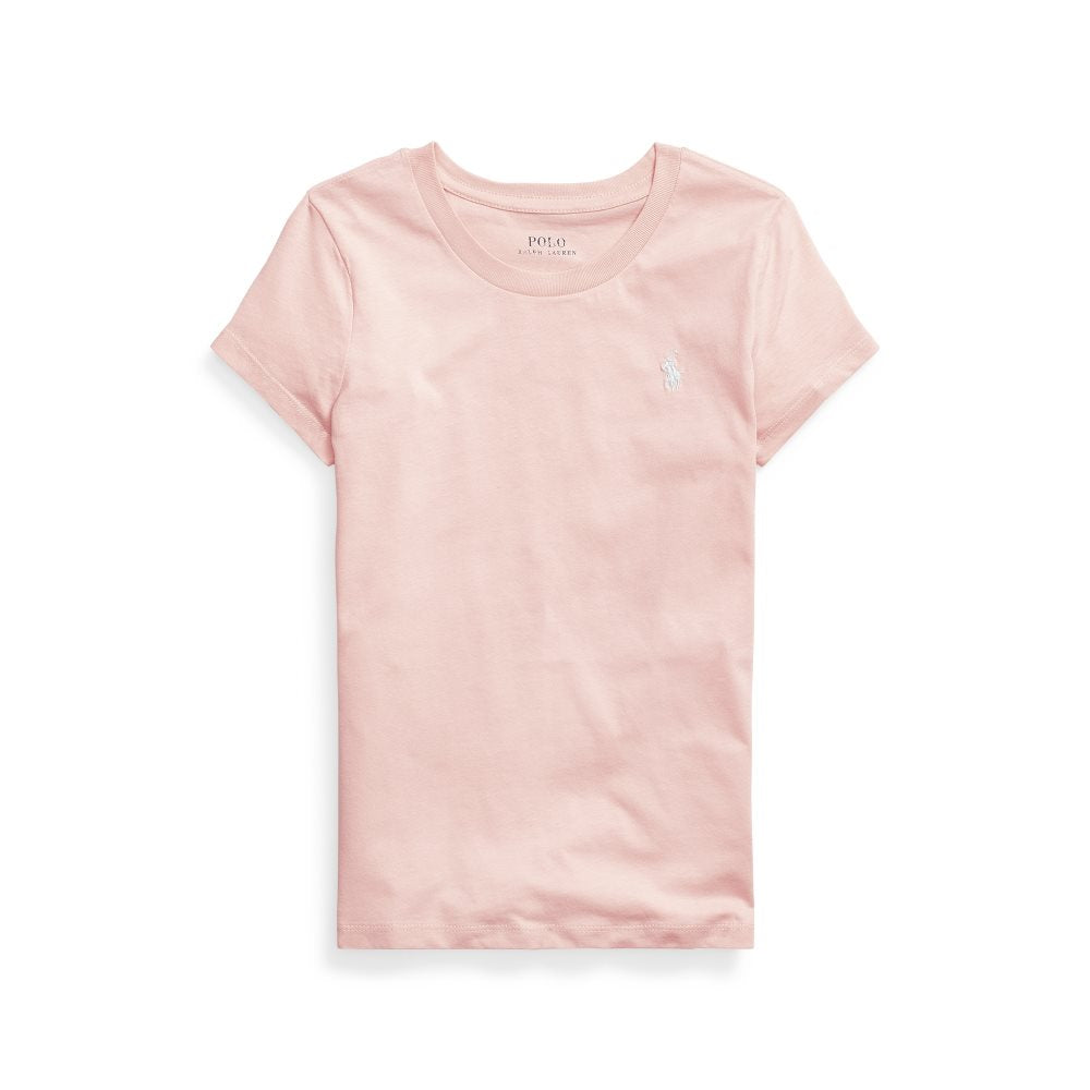 Polo Ralph Lauren - Cotton Jersey Tee - Rosa - Jente - 8-16 år