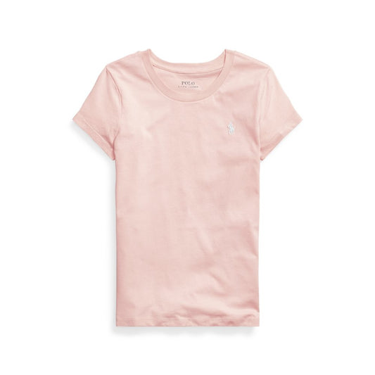 Polo Ralph Lauren - Cotton Jersey Tee - Rosa - Jente - 8-16 år