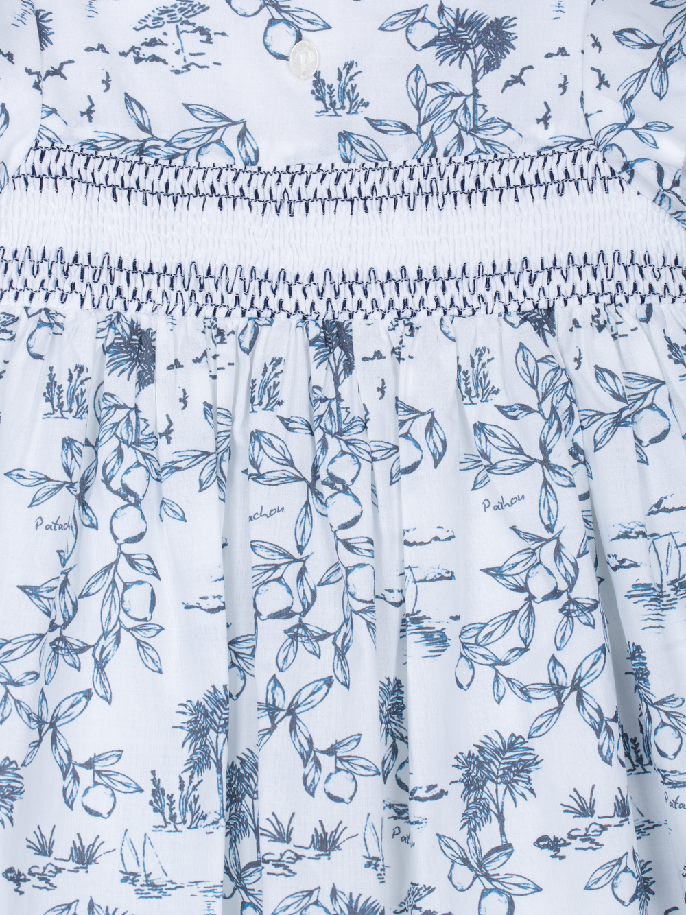 Patachou – Kjole med blått mønster – Blå – Jente – 2-8 år