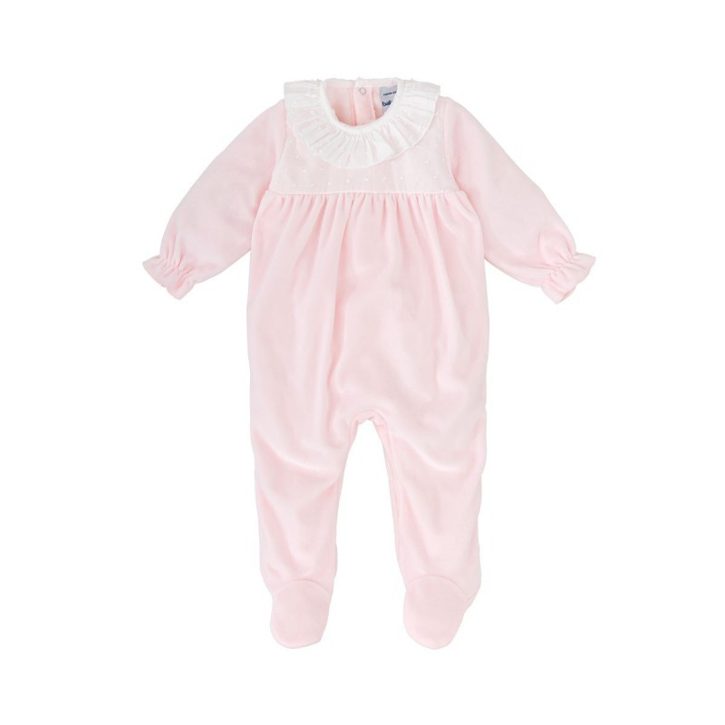 Babidu-  Sparkedrakt  - Rosa - Jente - str. 1-6 mnd.