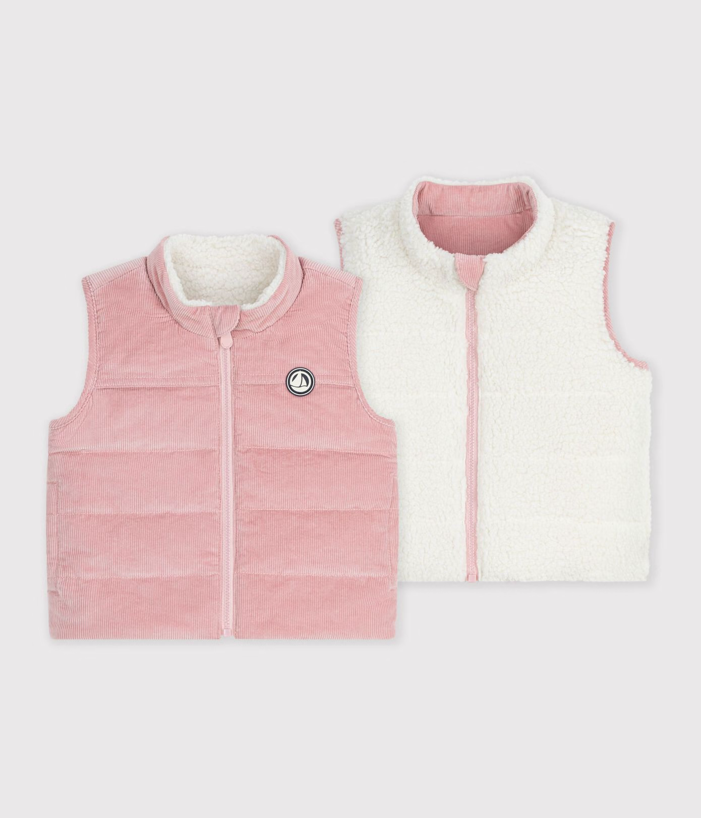 Petit Bateau - Vest - Rosa - Jente - 12-36 mnd