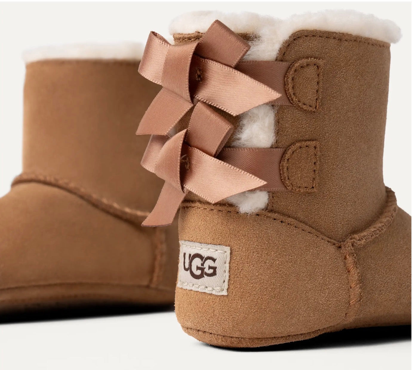 UGG – Baby Bailey Bow babytøfler – Jente – 0-2 år
