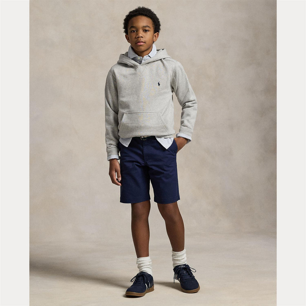 Polo Ralph Lauren – Chinoshorts med belte – Blå – Gutt – 8-20 år