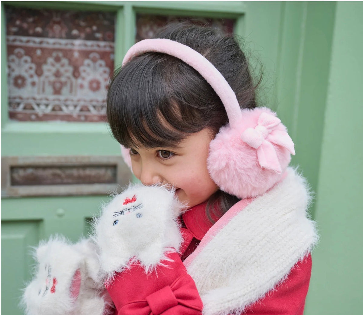 Rockahula - Pretty in Pink Bow Earmuffs - Rosa - Jente