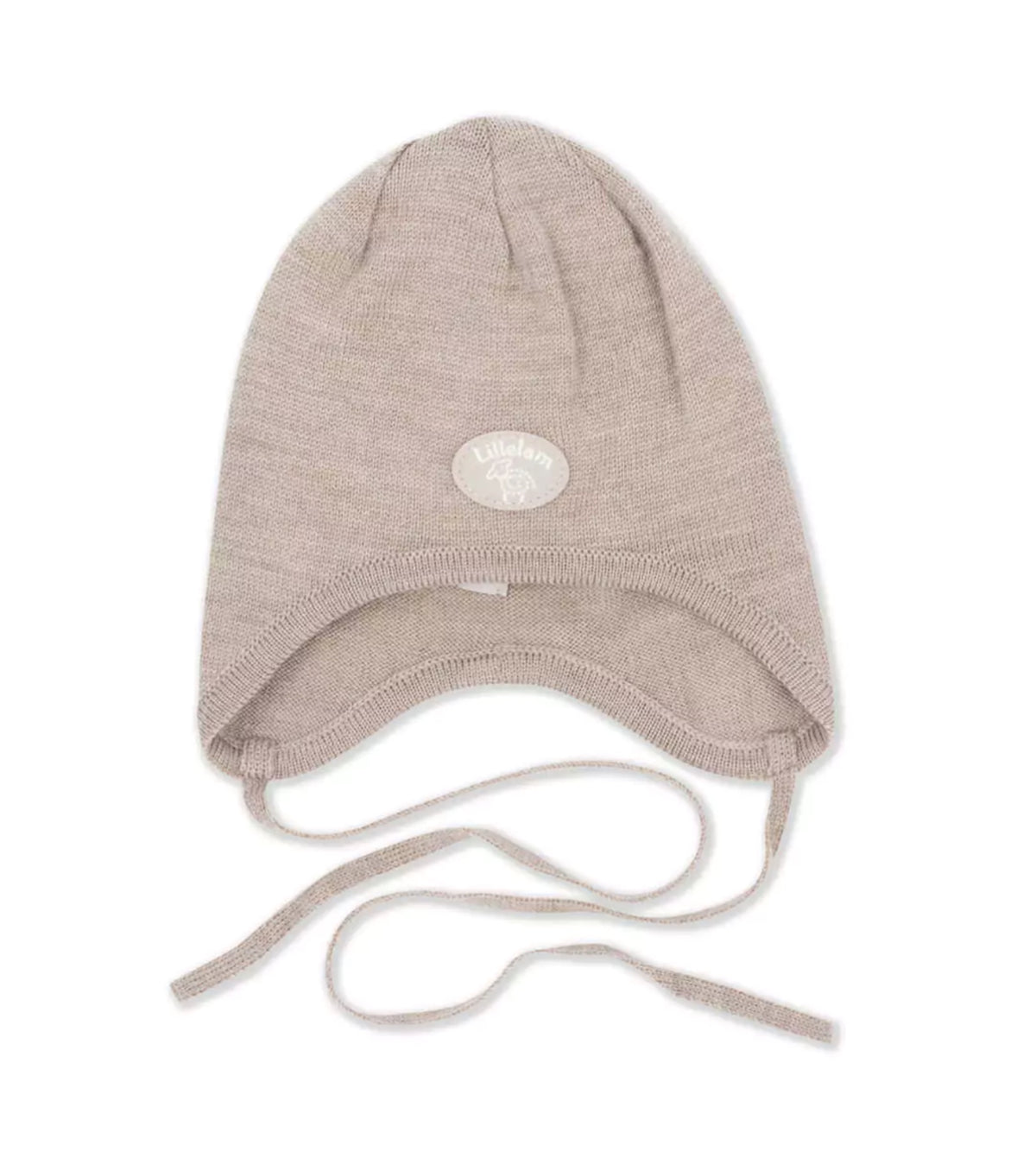 Lillelam – Klassisk babylue i ull – Beige – Unisex – 36-46 cm
