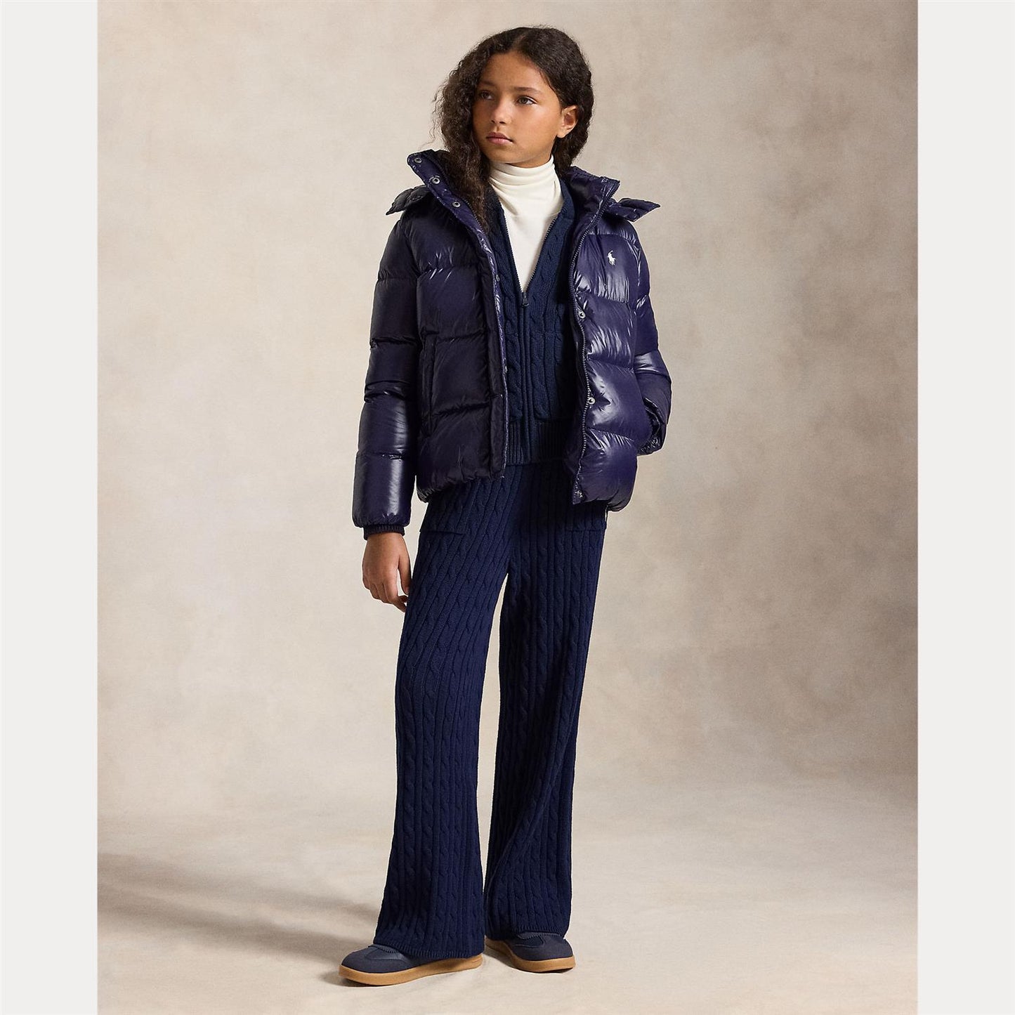 Polo Ralph Lauren - Dunjakke - Jente - Blå - 8-16 år