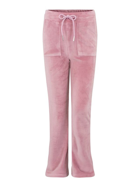 Vilje & Ve - Hermine Velour Pant - Blush Rose - Jente - 4-12 år