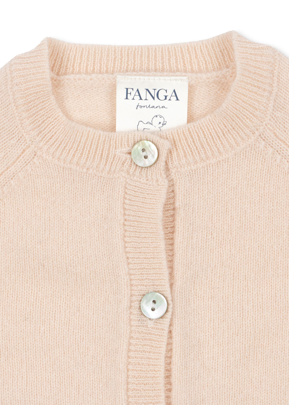 Fanga Fontana - Savora Cardigan - rosa - Jente - 0-18 mnd