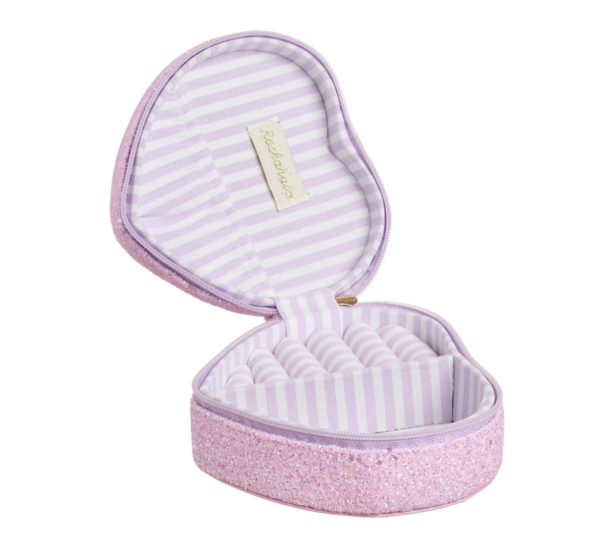 Rockahula - Enchanted Glitter Heart Jewellery Box - Lilla