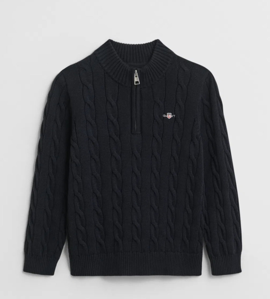 Gant - Flette - Halfzip - Mørkblå - Gutt - 12-16 år