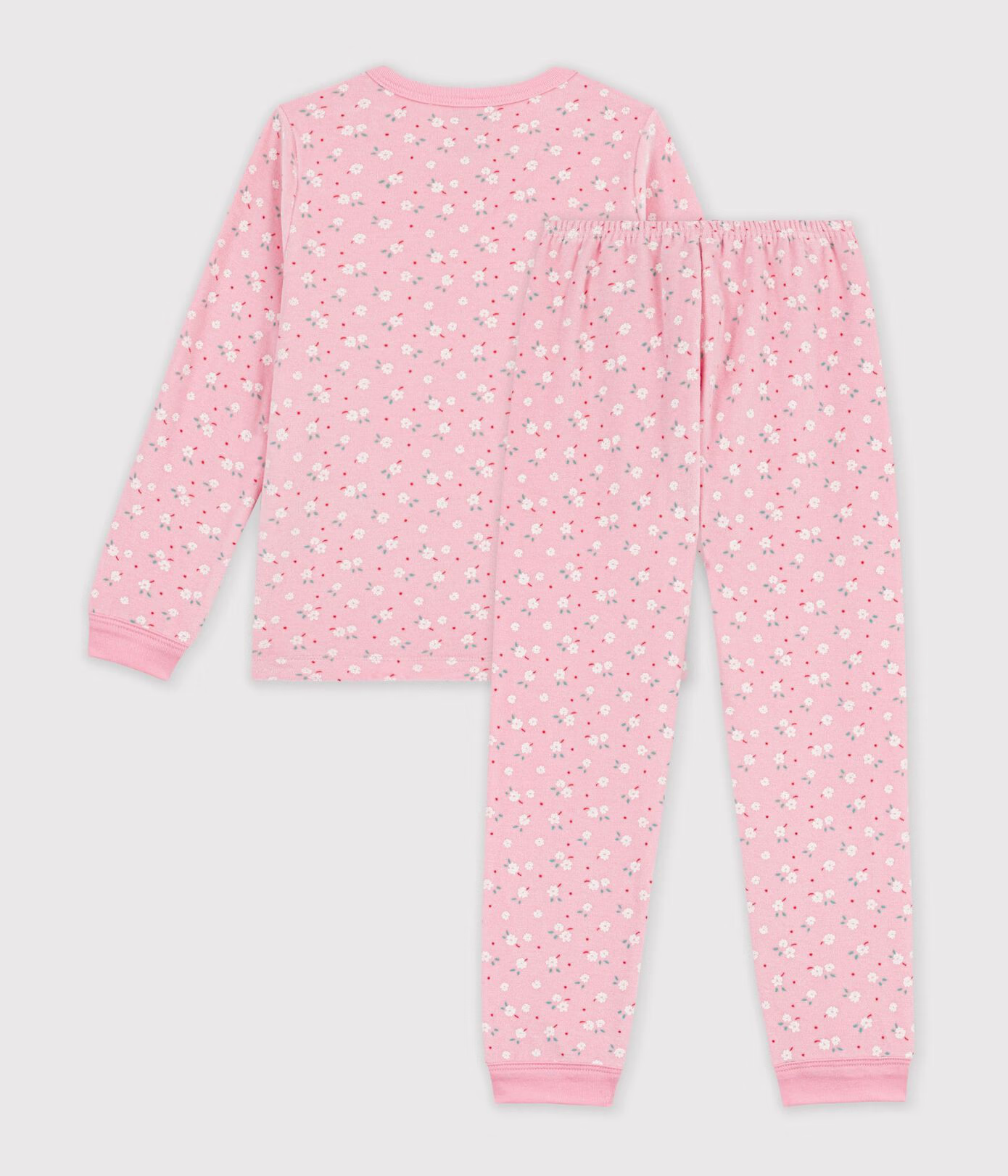 Petit Bateau - Pyjamas - Rosa - Jente - 4-12 år