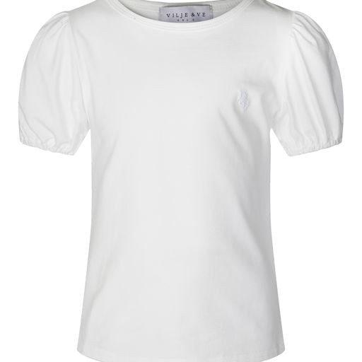 Vilje og Ve - T-skjorte -Offwhite - Mia - Jente - 4-14 år