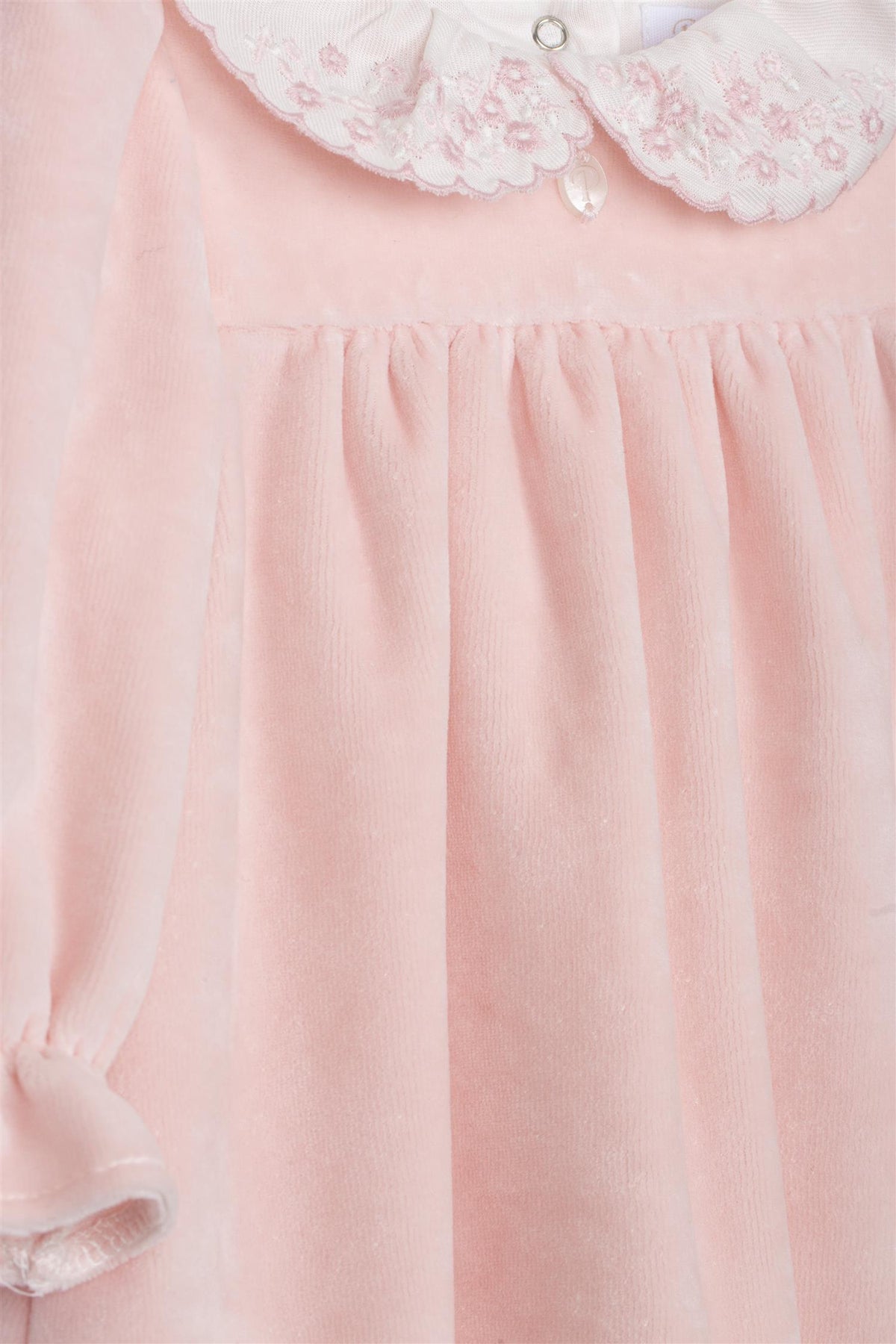 Patachou - Kjole - Velour - Rosa - Jente - str 1-24 mnd