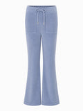 Vilje & Ve - Hermine Velour Pants - Sky Blue - Jente - 6-12 år