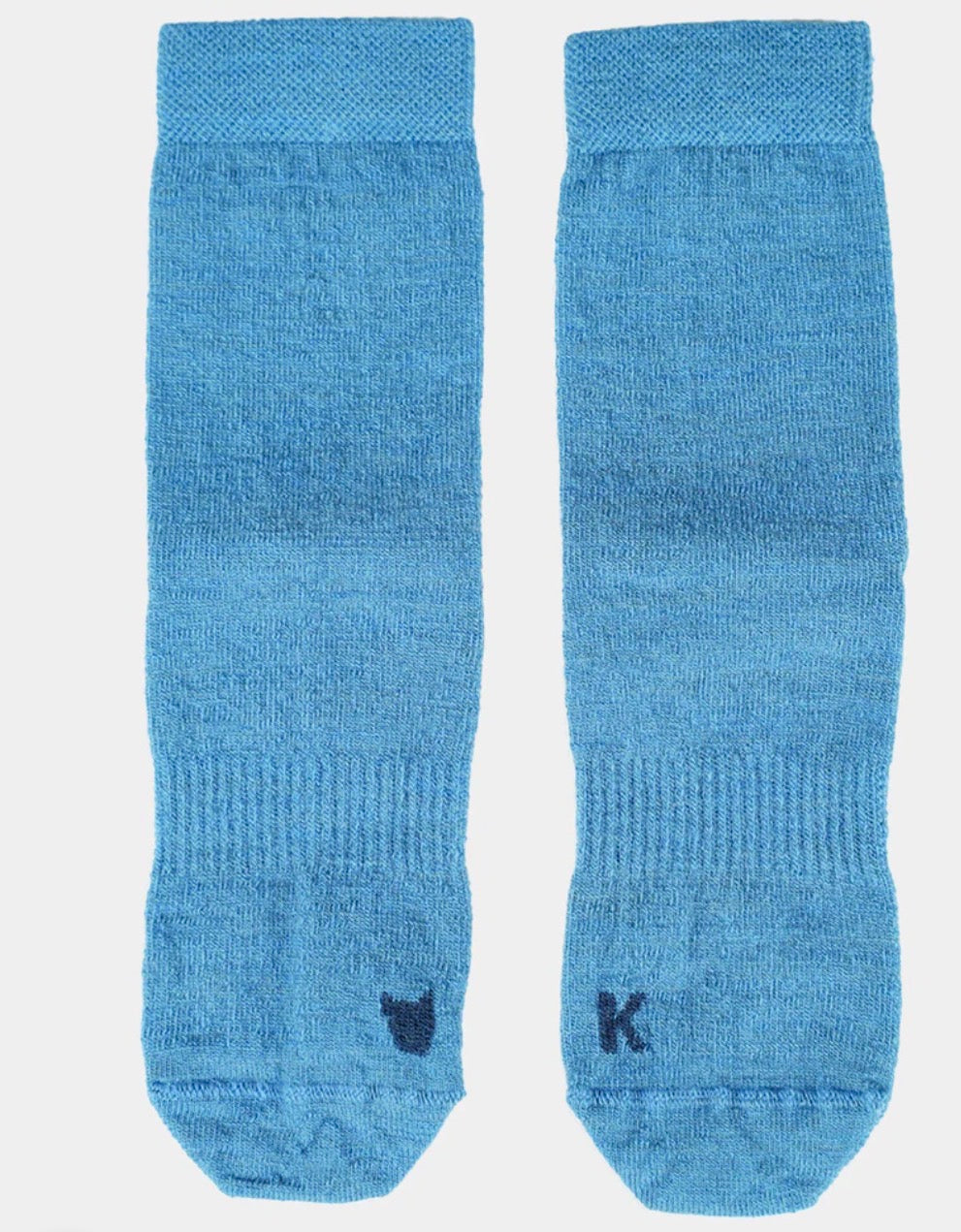 Kattnakken – Ullsokker 2pk med antiskli – Blå – Gutt – Str 17-27