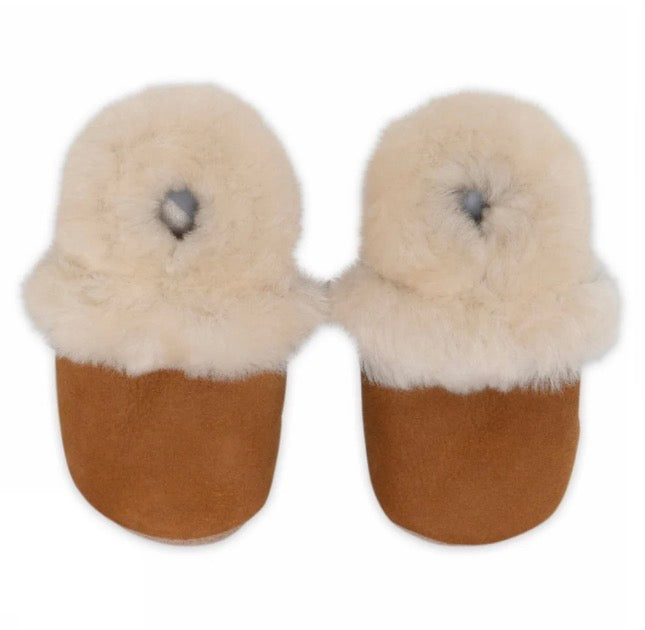 Melton - Leather slippers - Snug Suade Slippers - Unisex - Brun - str 16-23