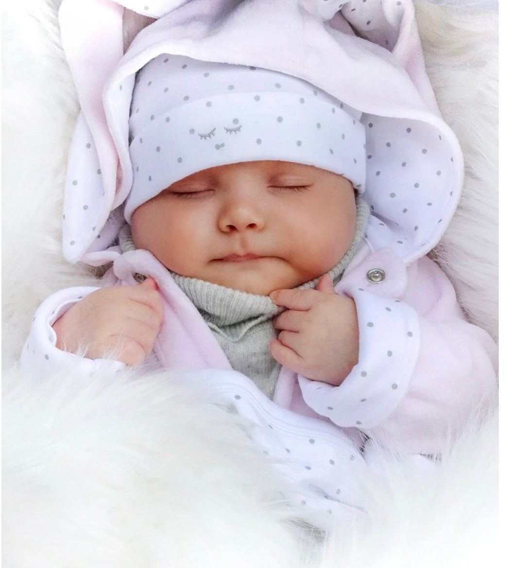 Livly - Plush Bunny Overall - Rosa - Jente - 1-6 mnd