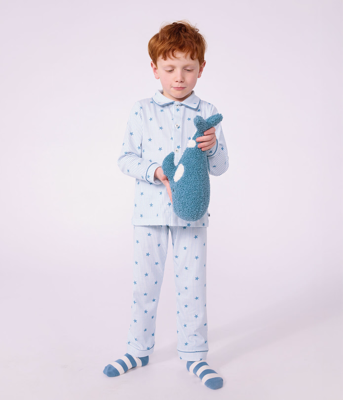 Petit Bateau - Pyjamas - Stjerner - Gutt - 2-6 år