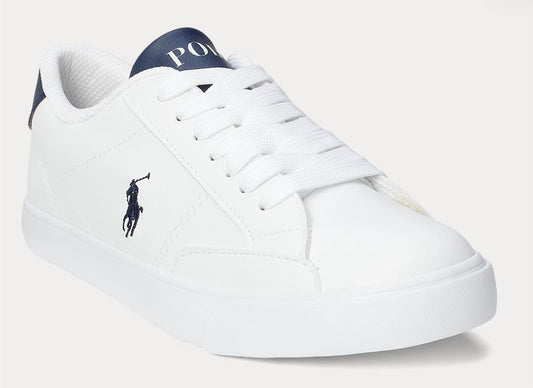Polo Ralph Lauren – Theron sko med snøring – Hvit – Gutt – str. 35-40
