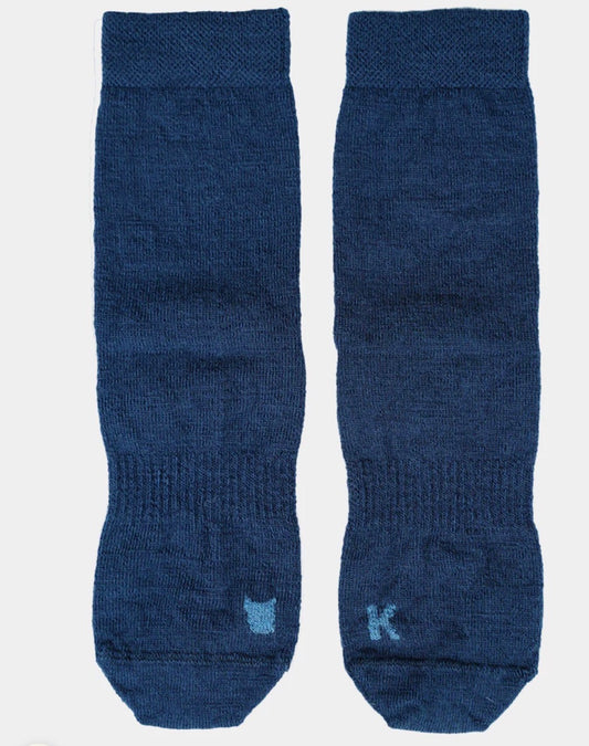 Kattnakken – Ullsokker 2pk med antiskli – Blå – Gutt – 0-2 år