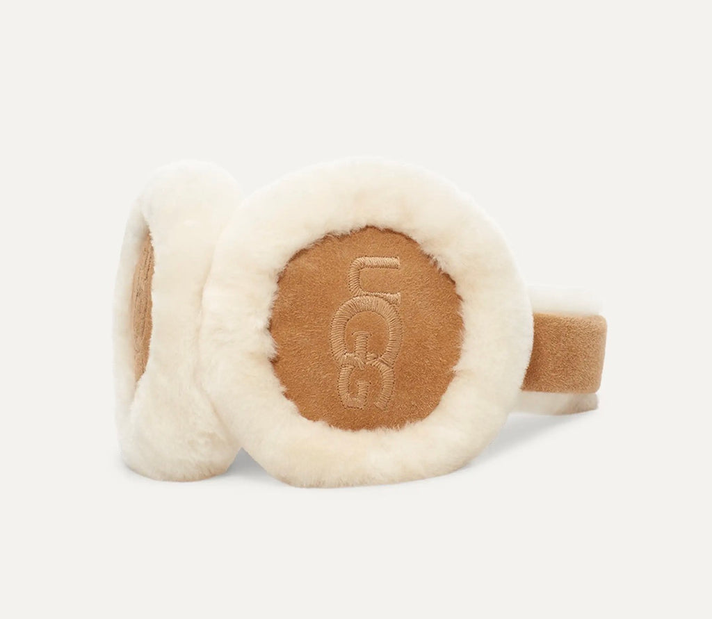 Ugg - W Sheepskin Earmuff - Onesize - Chestnut