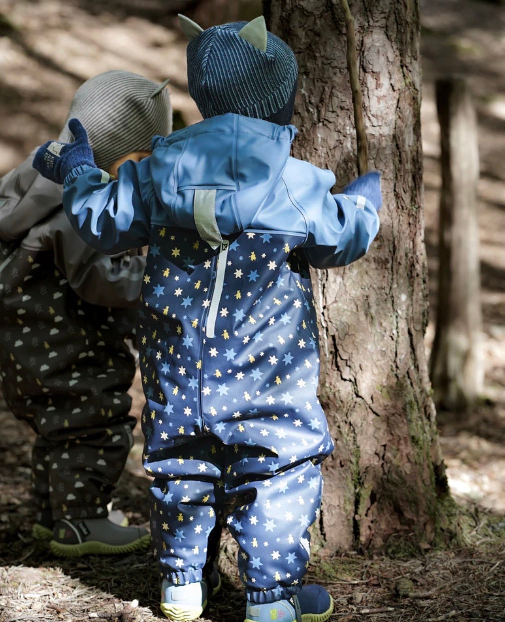 Kattnakken – Pytt babyregndress – Blå Horisont – Gutt – 0-2 år