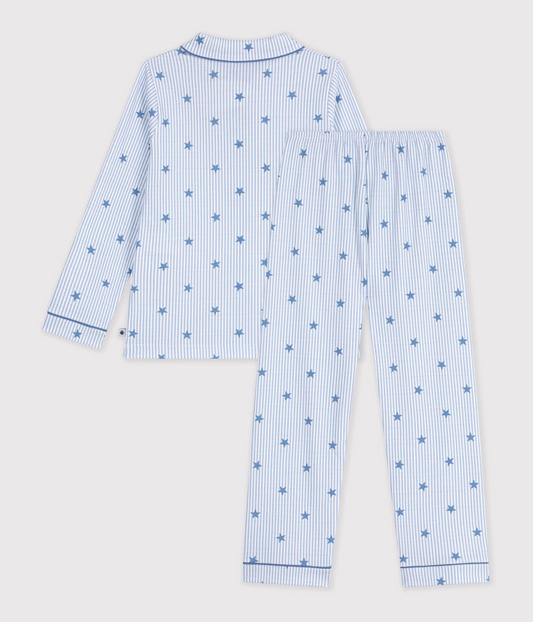 Petit Bateau - Pyjamas - Stjerner - Gutt - 2-6 år
