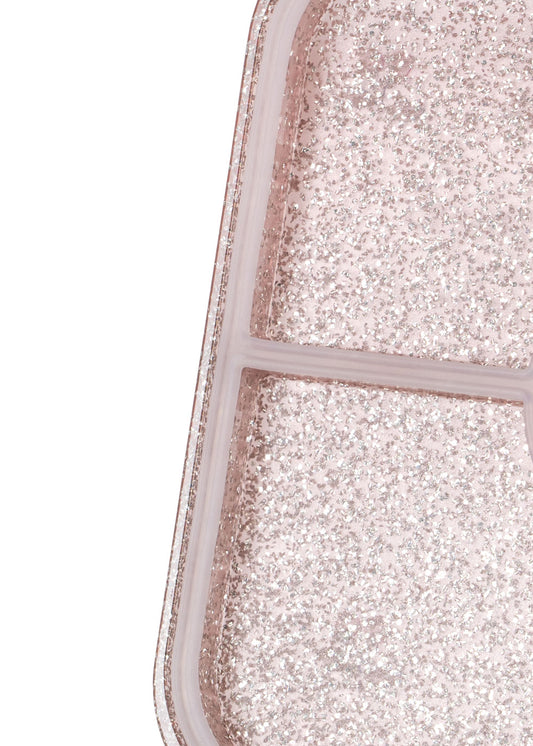 Konges Sløjd – Glitter Bento Lunch Box – Rosa – Jente