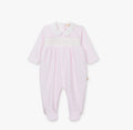 Baby Gi - Velour heldrakt - Lysrosa - Jente - 1-6 mnd