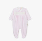 Baby Gi - Velour heldrakt - Lysrosa - Jente - 1-6 mnd