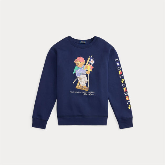 Polo Ralph Lauren - Mørkeblå College Genser - Gutt - 3-7 år