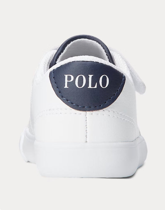 Polo Ralph Lauren – Theron sko med borrelås – Hvit – Gutt – str. 21-34