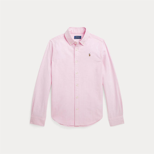 Polo Ralph Lauren - Oxford Skjorte - Rosa - Jente - 14-16 år