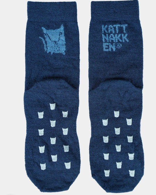 Kattnakken - Ullsokker 2pk - Gutt - Blå - 17-27