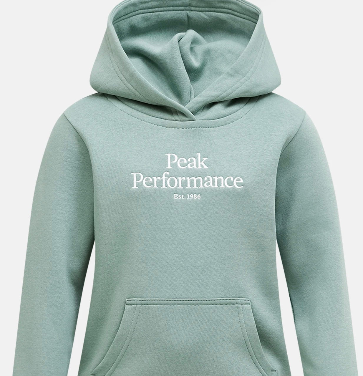 Peak Performance – Hettegenser med grønn farge – Unisex – 15 år