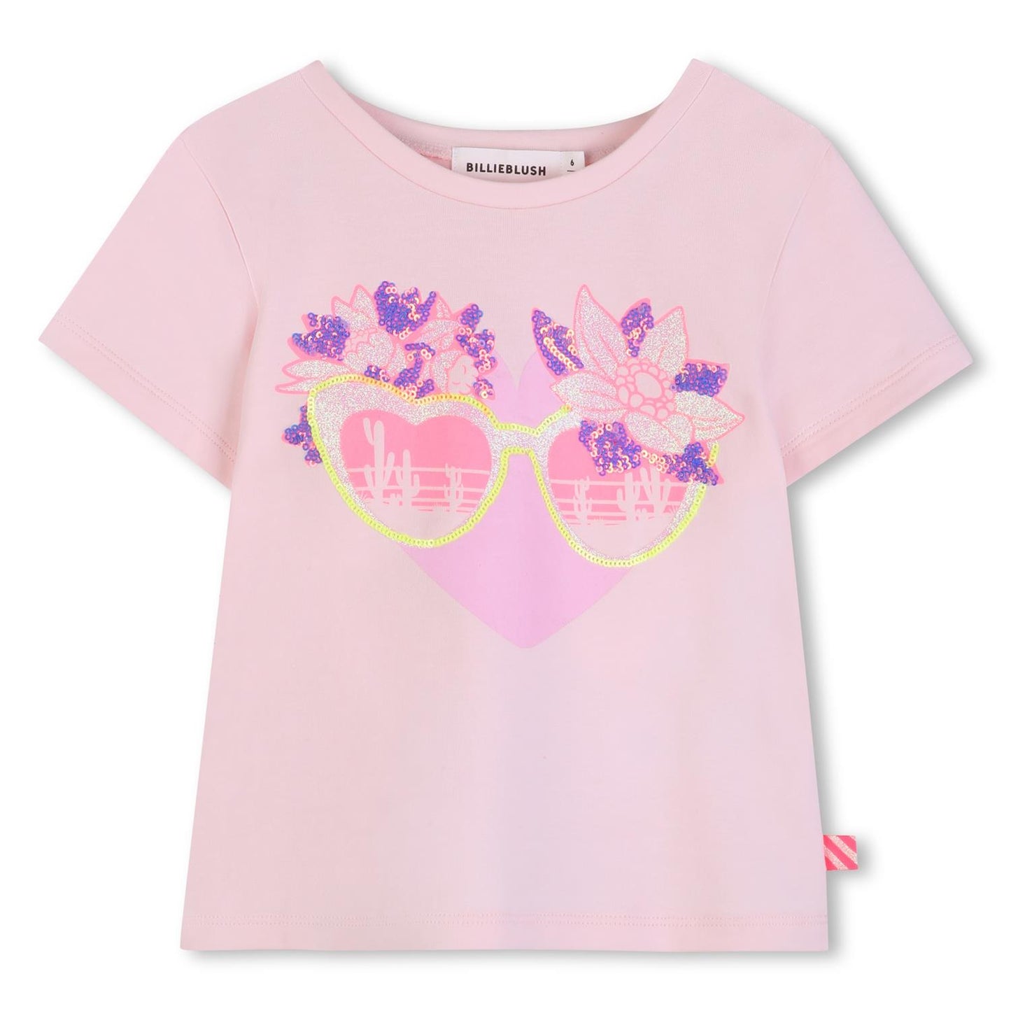 Billieblush – T-skjorte med print – Rosa – Jente – 4-12 år