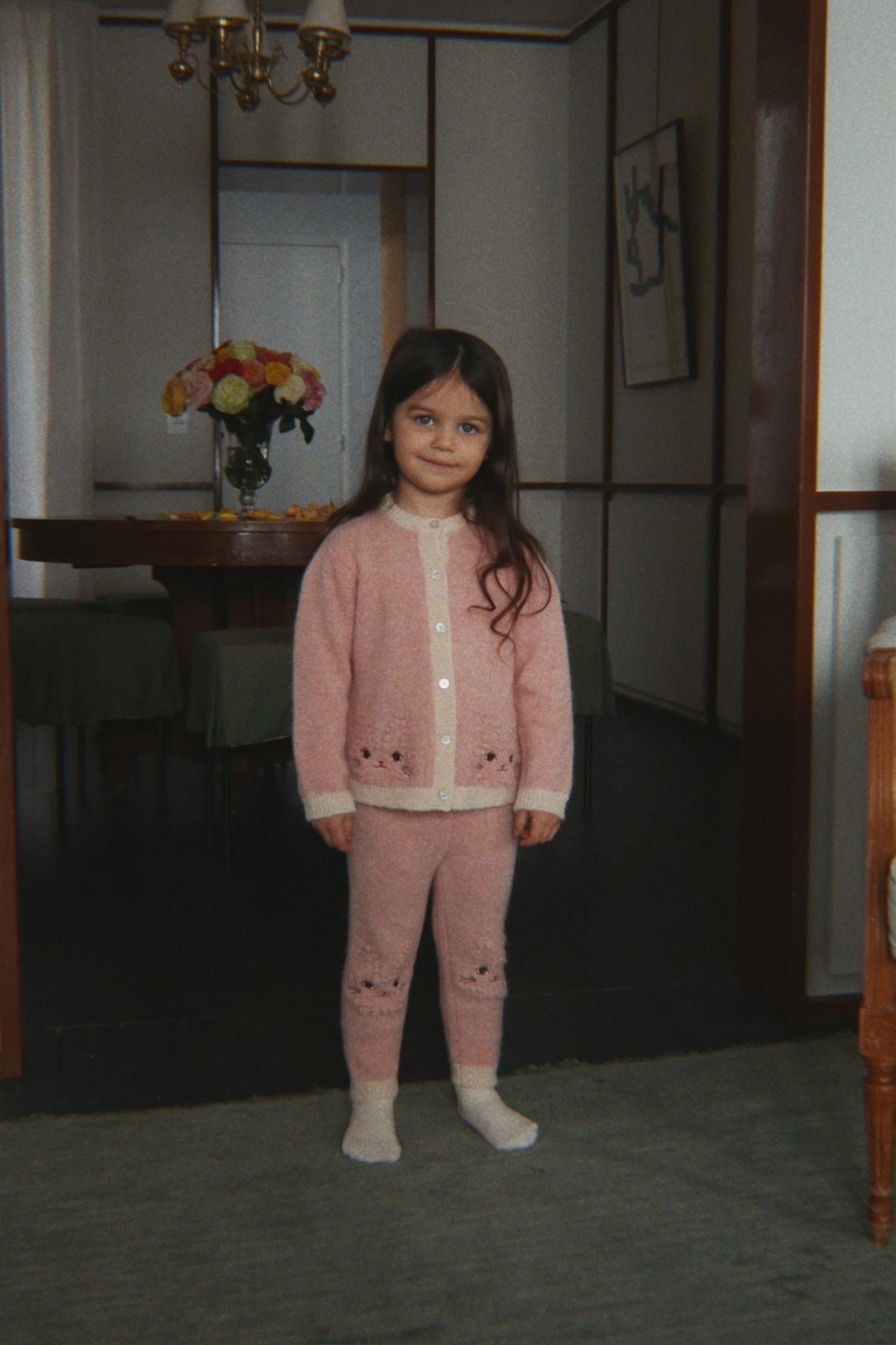 Konges Sløyd - Kitty Cardigan - Rosa - Jente - 1-8 år