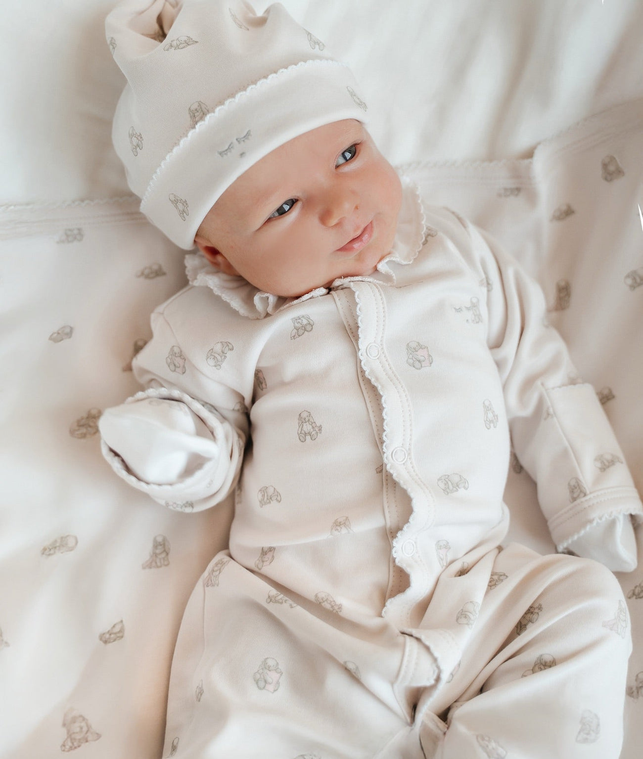 Livly - Marley Ruffled Footie - Rose - Jente - 0-6 mnd