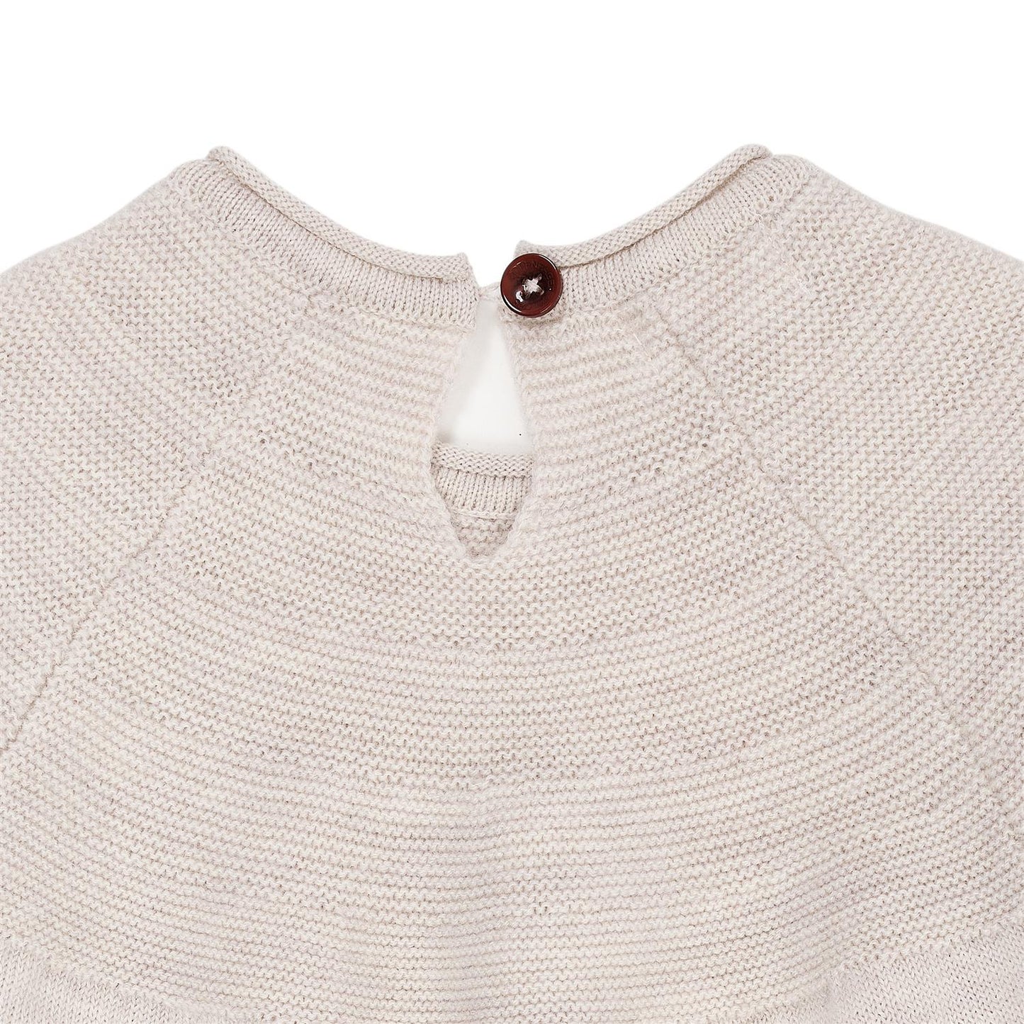 Merinoull Knit Blouse With Frill