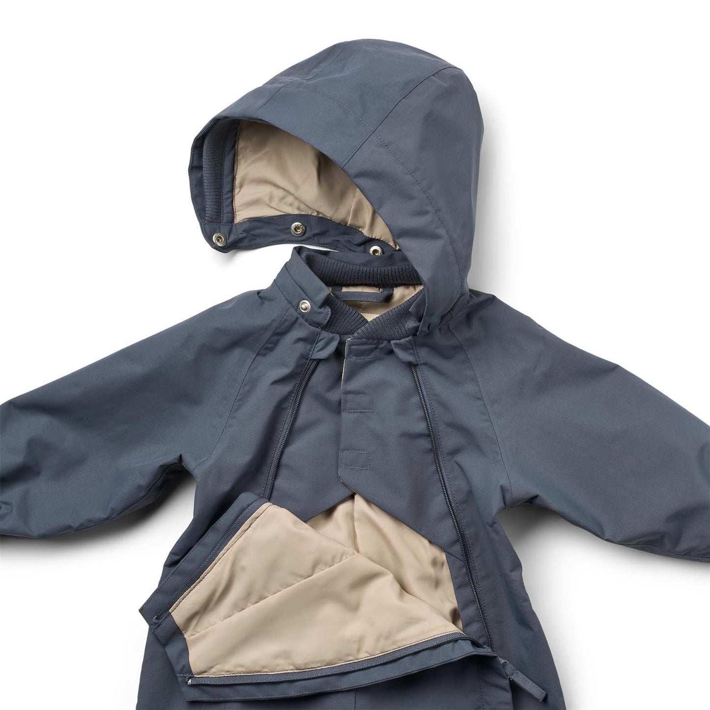 Wheat – Kjeledress med avtagbar hette – Blå – Gutt – 0-3 år