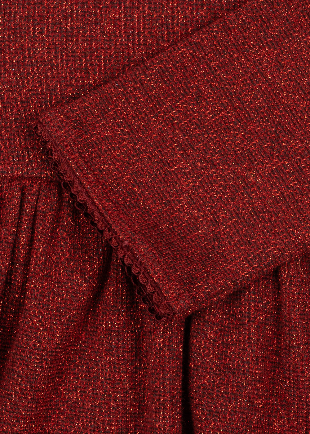 Konges Sløjd - Roli Glitter Dress - Rød - Jente - 1- 8 år