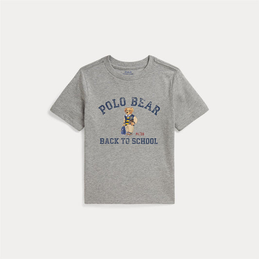 Ralph Lauren - T-skjorte - Grå  - Gutt - str. 5-7 år