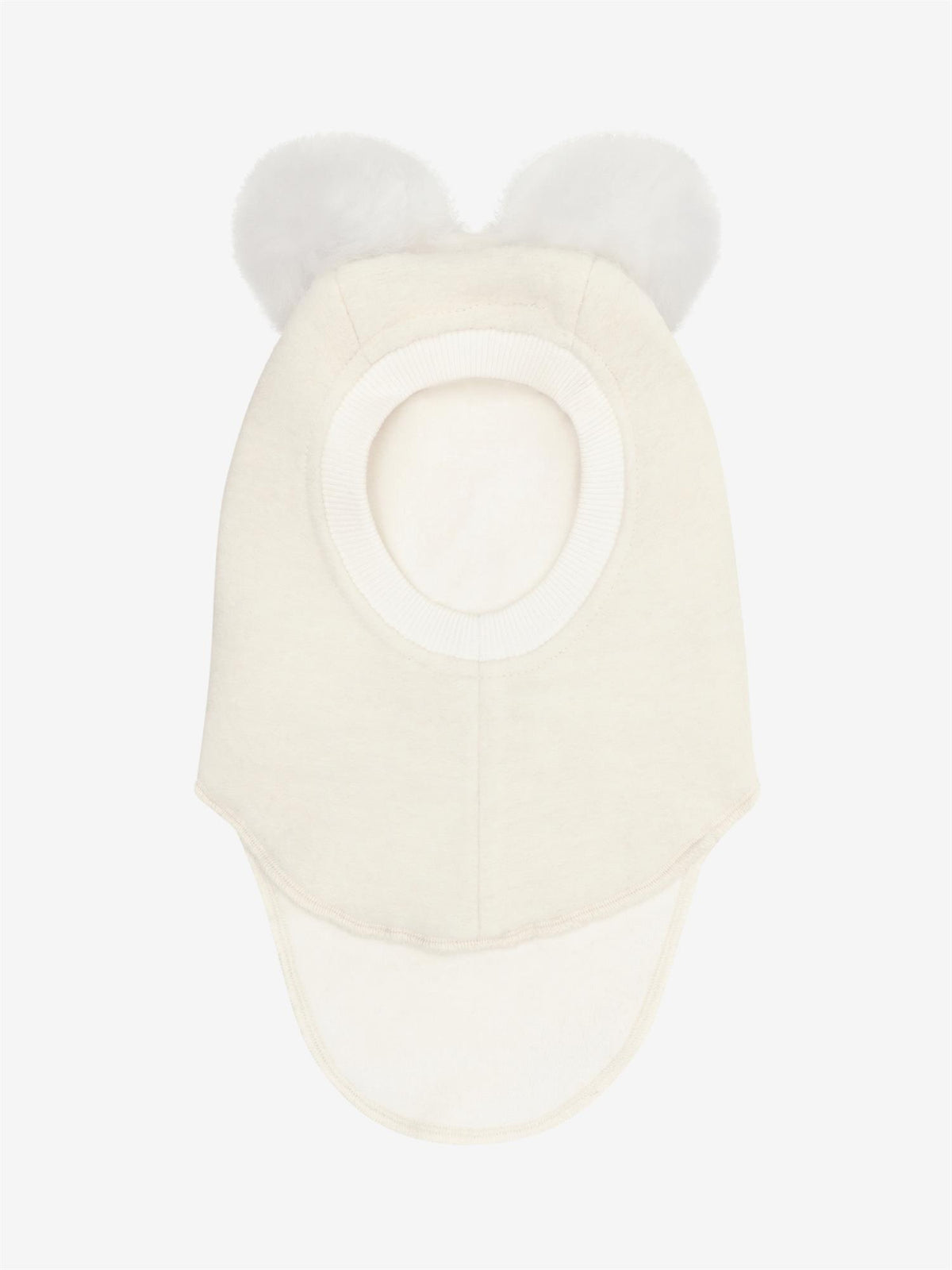Huttelihut - Balaclava - Ull - Alpacca  dusker - Hvit - Unisex - 1-4 år
