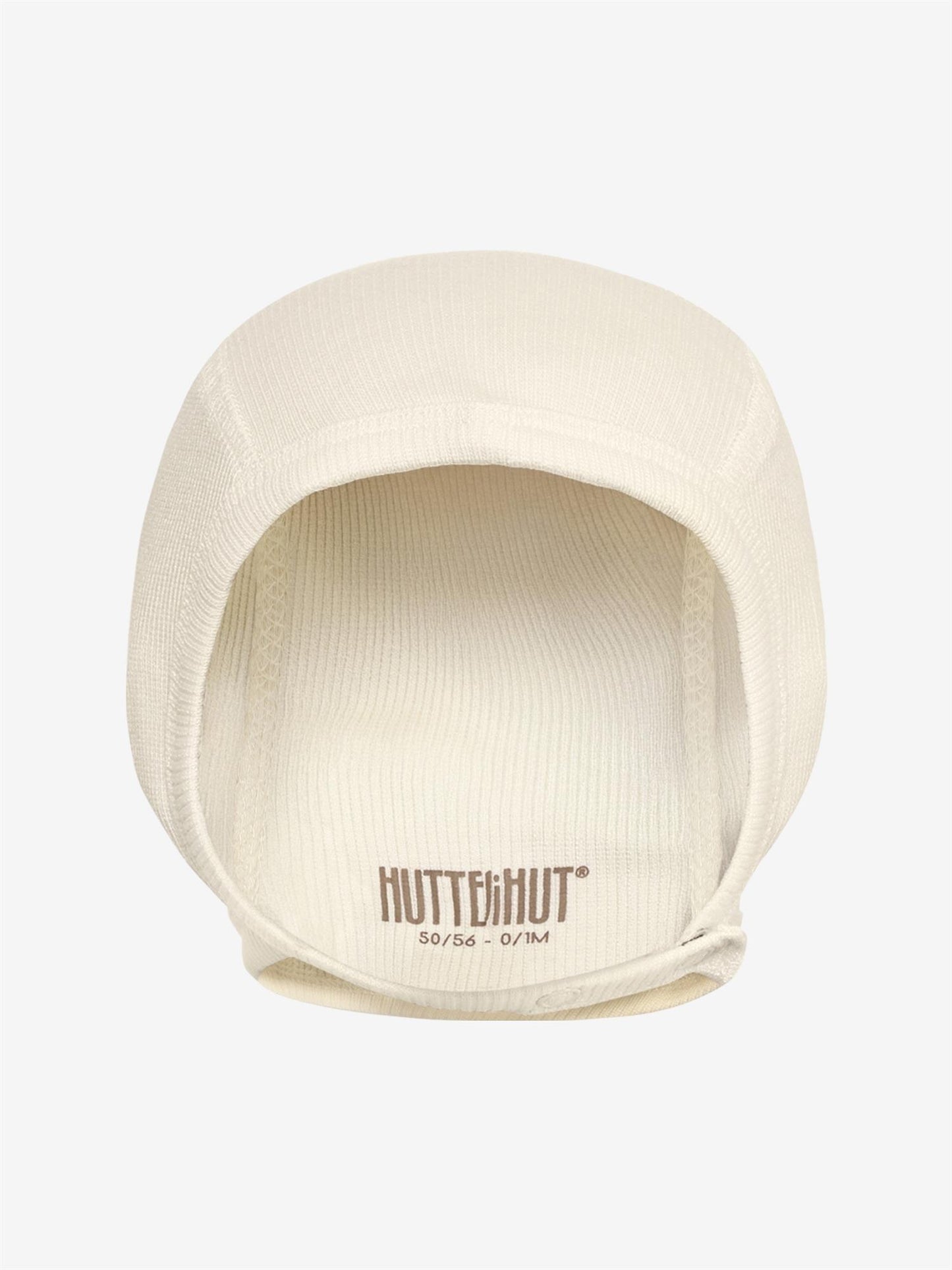 Huttelihut – Babylue med knapp under halsen – Rosa – Jente – 0-1 år