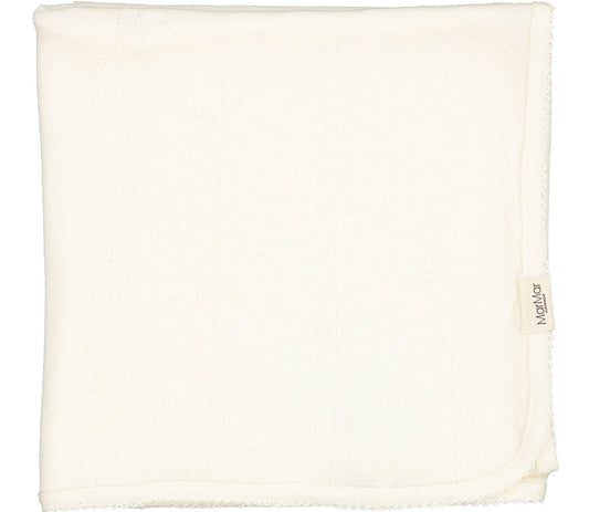 Alida Pointelle Wool Blanket