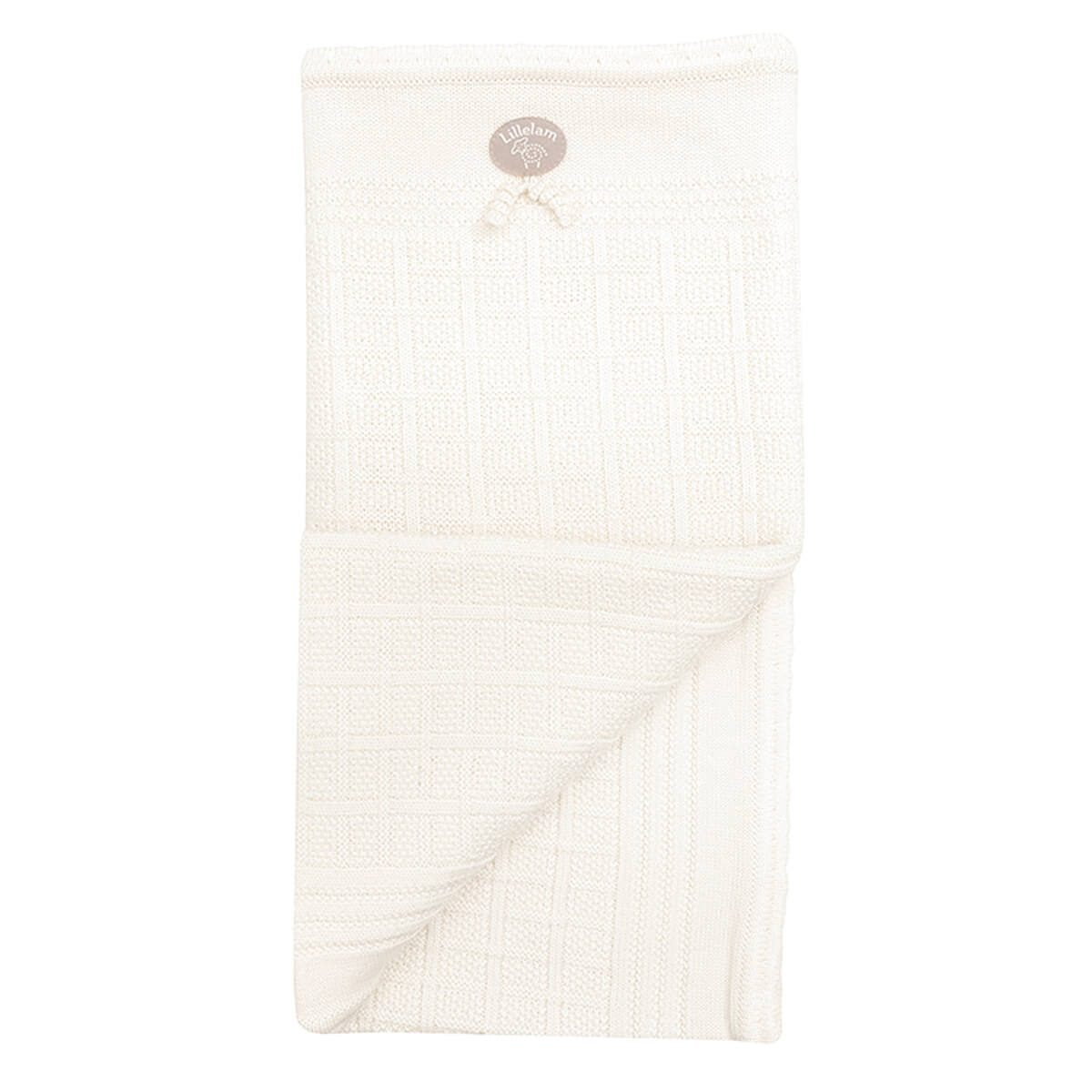 Lillelam - Pledd - Hvit - Unisex - Onesize