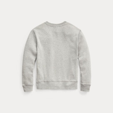 Polo Ralph Lauren – Grå collegegenser med brodert hest – Gutt – 8–20 år