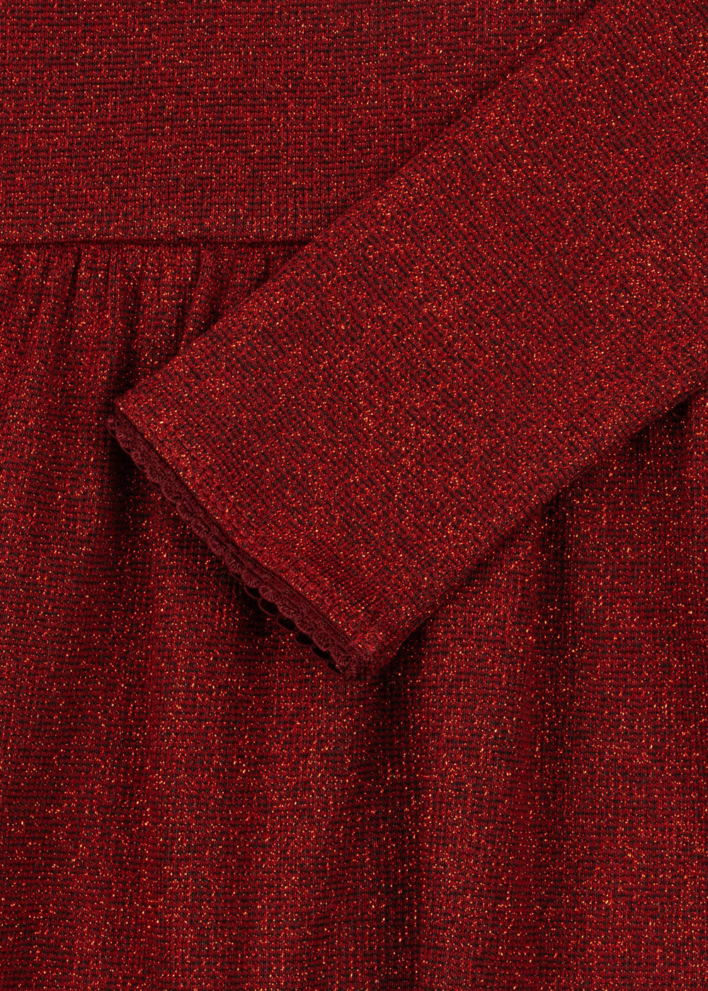 Konges Sløyd - Roli Glitter Kjole - Rød - Jente - 2-8 år