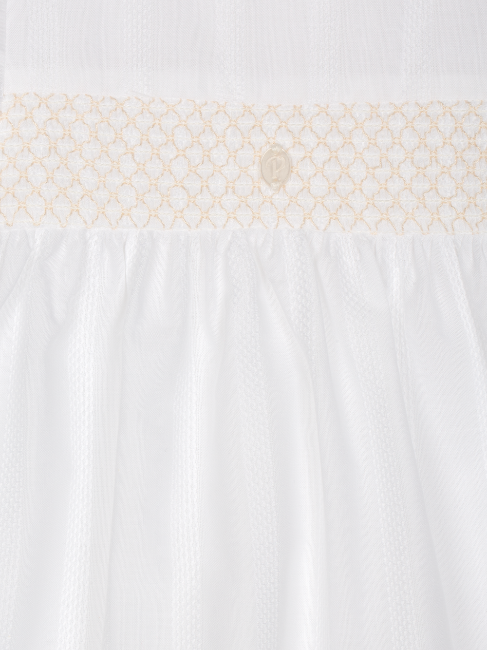 Patachou - Kjole - Hvit - Jente - str 1-12 mnd